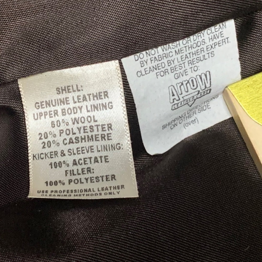 Lone Pine Aspen American Made Leather Jacket Mens 40 Brown Field Rancher Bomber - Picture 10 of 16